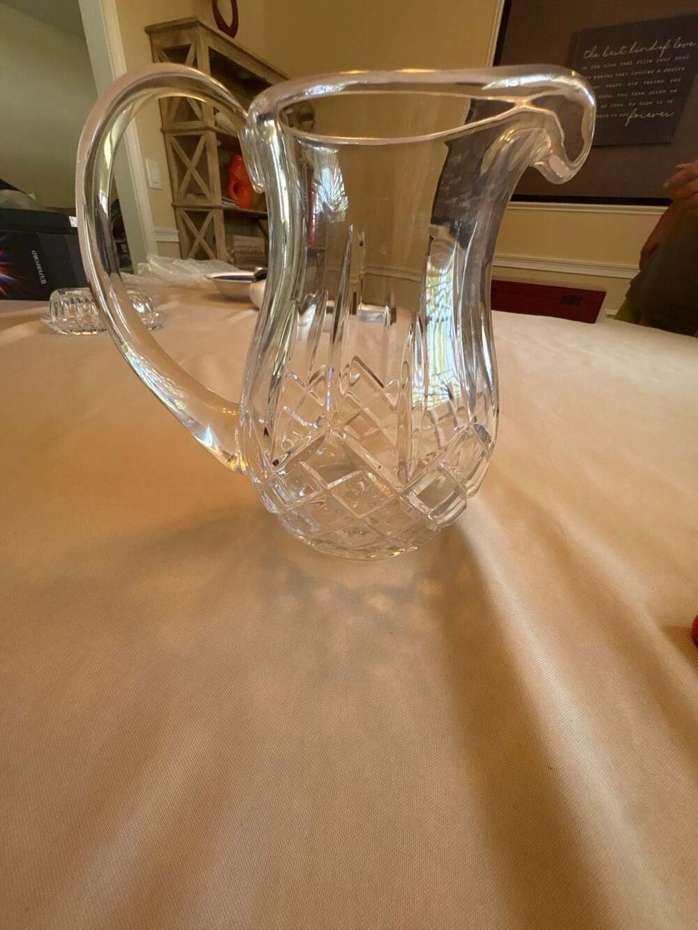 Waterford Queen Cut Crystal Water Pitcher